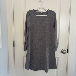 Z Supply Gray Long Sleeve Dress